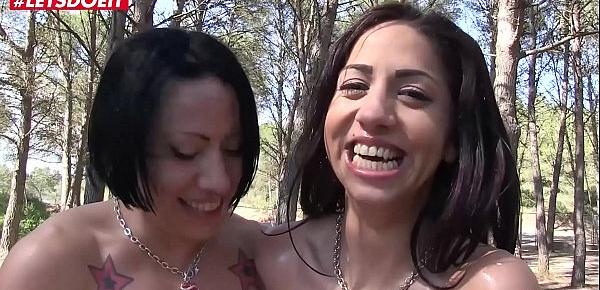  LETSDOEIT - Hot Lesbians Enjoy a Squirting Afternoon in The Park (Julia De Lucia, Gigi Love)